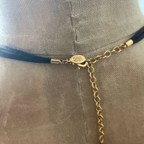 Joan Rivers Blue and Gold Statement Necklace - Picture 6 of 6